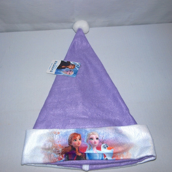 Frozen 2 Santa Hat NWT Elsa & Ana - Picture 4 of 7
